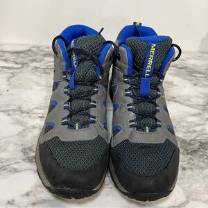 MERRELL | Gray and Blue Hiking Shoes KIDS SIZE 1.5